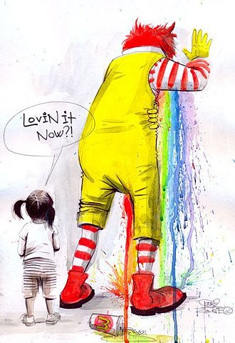 McD peeing fun  Mc Donald Vomitting 